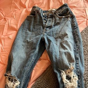 Abercrombie dad jeans